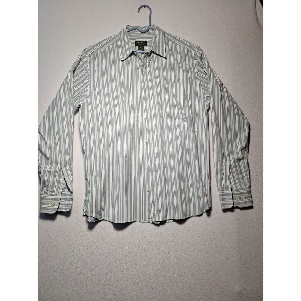 Eddie Bauer Classic Fit Button Down Mens Shirt Large